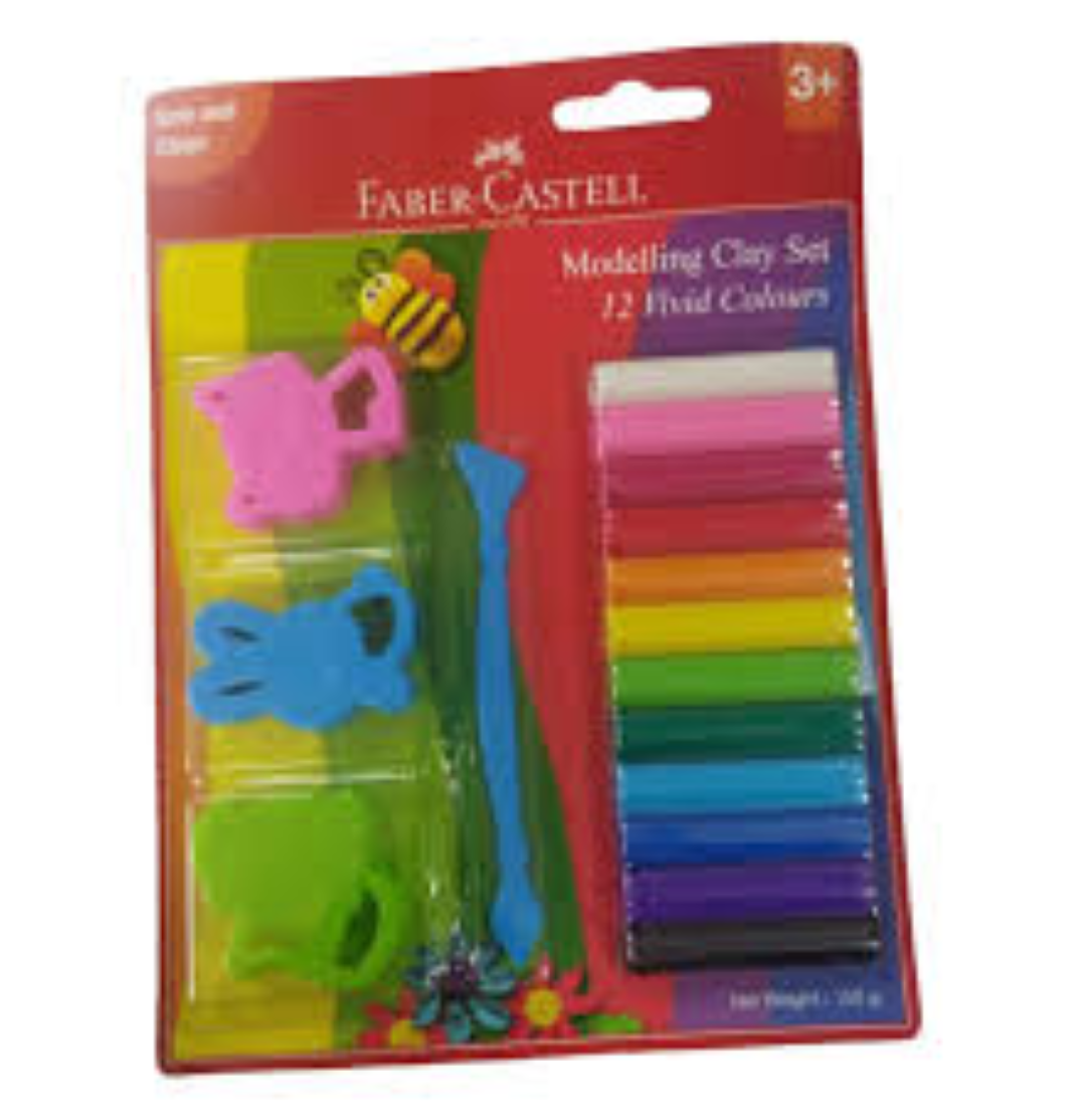 FC MODELLING CLAY 12 VIVID COLOURS 120894 3+150G